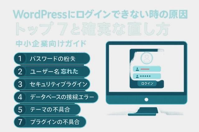 WordPressにログインできない原因